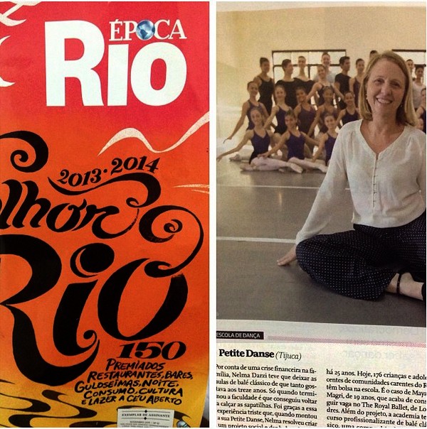 O Melhor do Rio - Revista Época 2013 - Prêmio Claudia - Escola de Dança Petite Danse